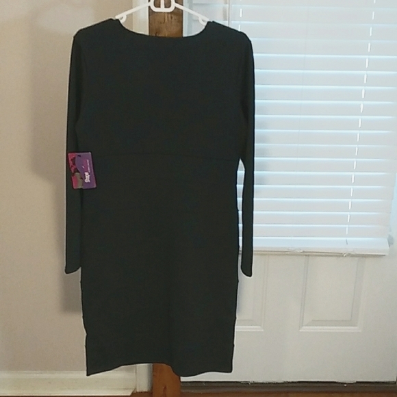 Shapesational Ultimate Shaping Black Long Sleeves Dress Size L Shape Built In - Picture 14 of 14